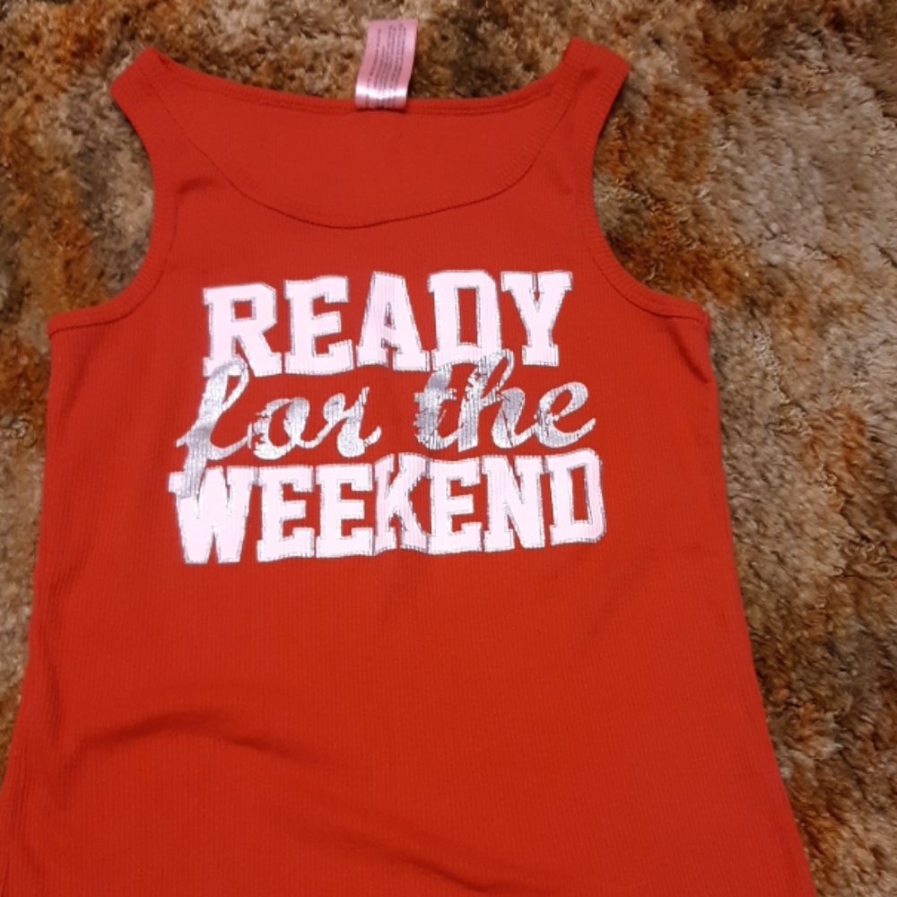 Red tank top